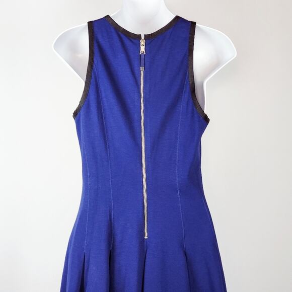 BANANA REPUBLIC Women's Blue A-Line Mini Dress Size 6 - Picture 6 of 9